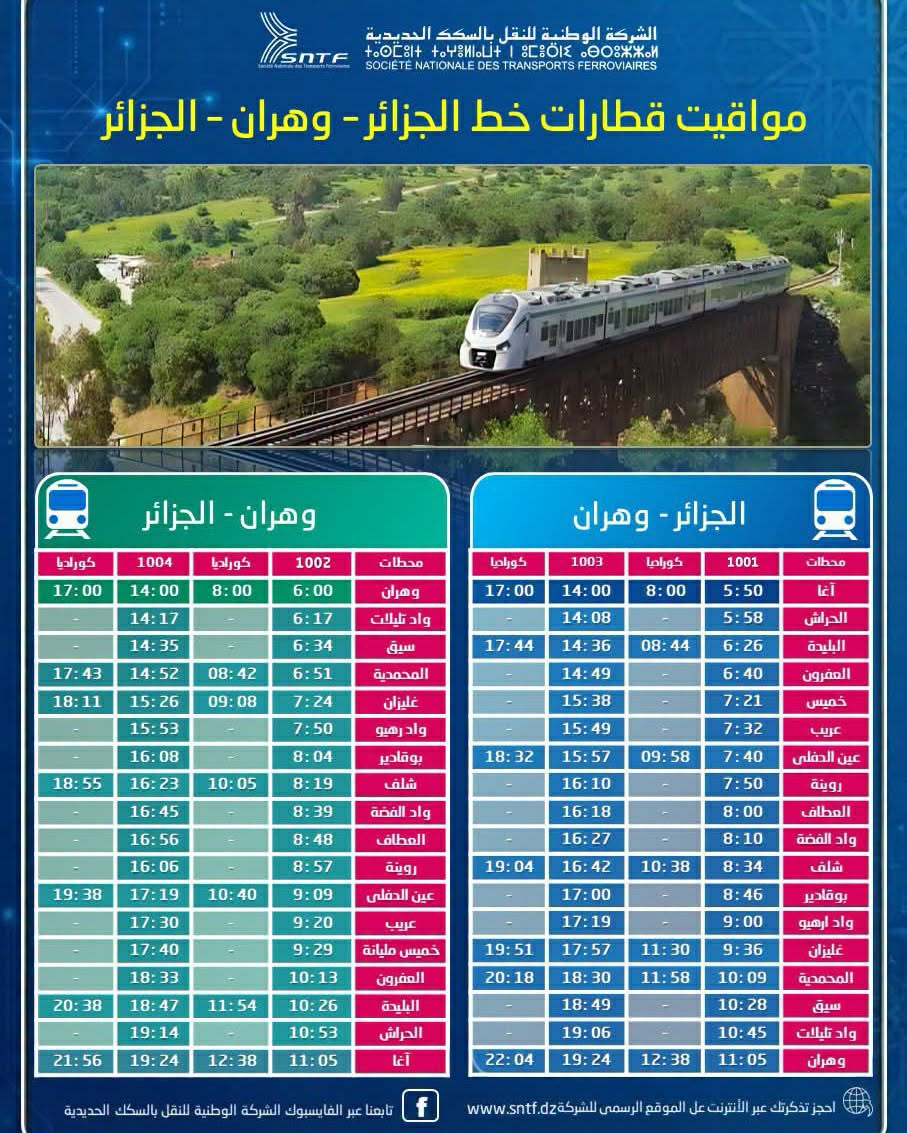 الجزائر وهران الجزائر